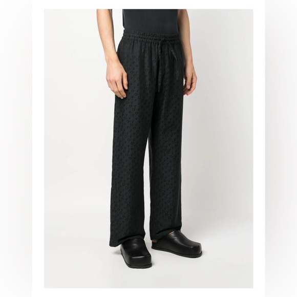 Off-White Other - Off-White Virgil Abloh cotton silk logo pajama pants sz L